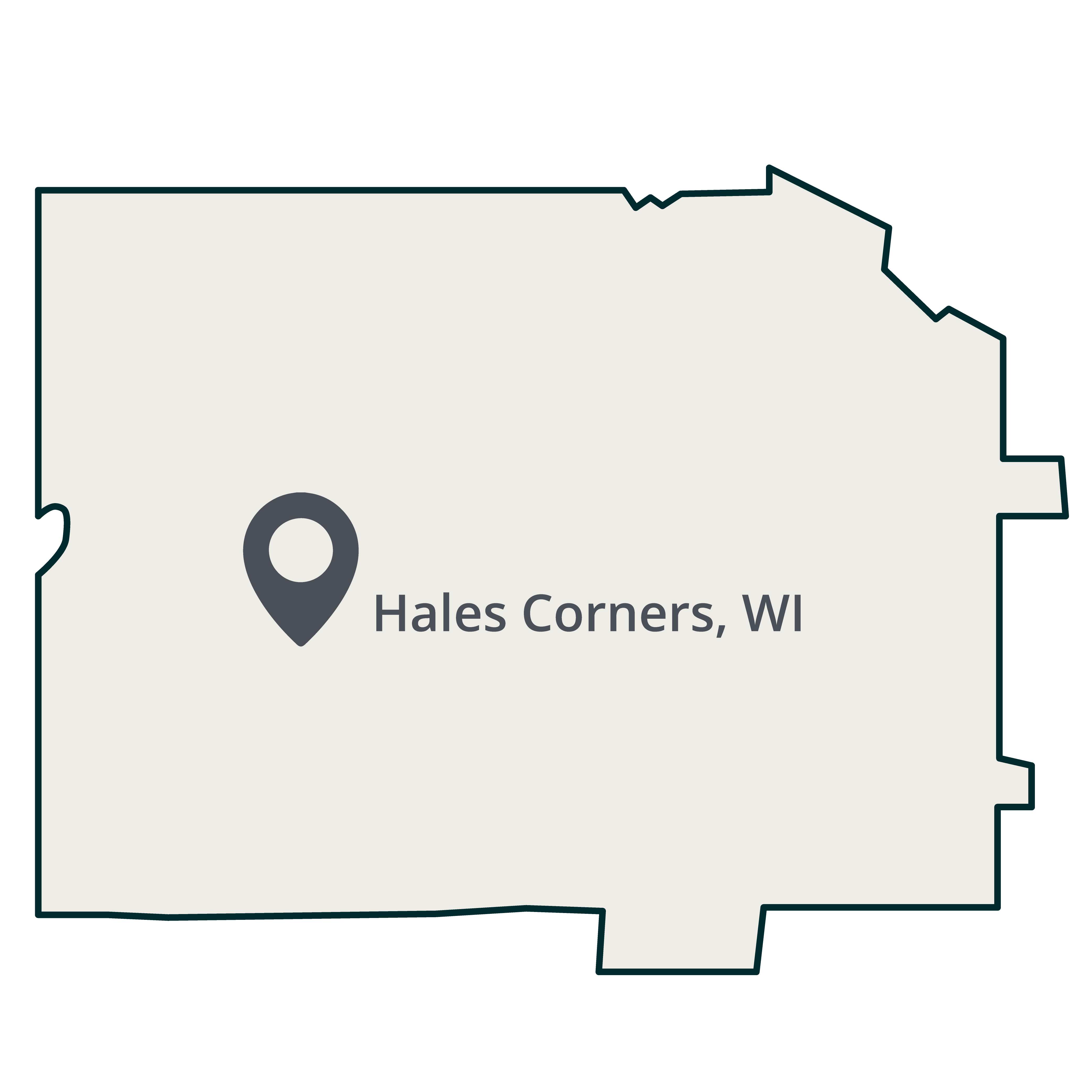 Hales Corners Location Map