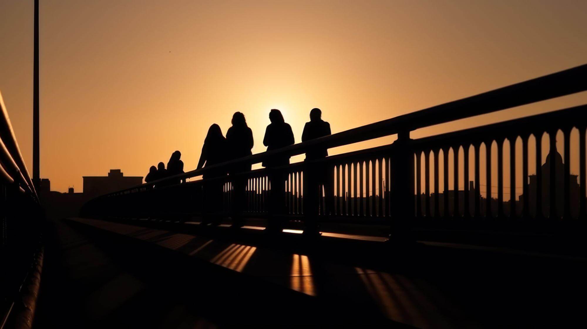 people using solar eclipse glasses