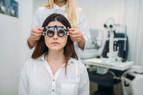 woman asks how often should you get new glasses